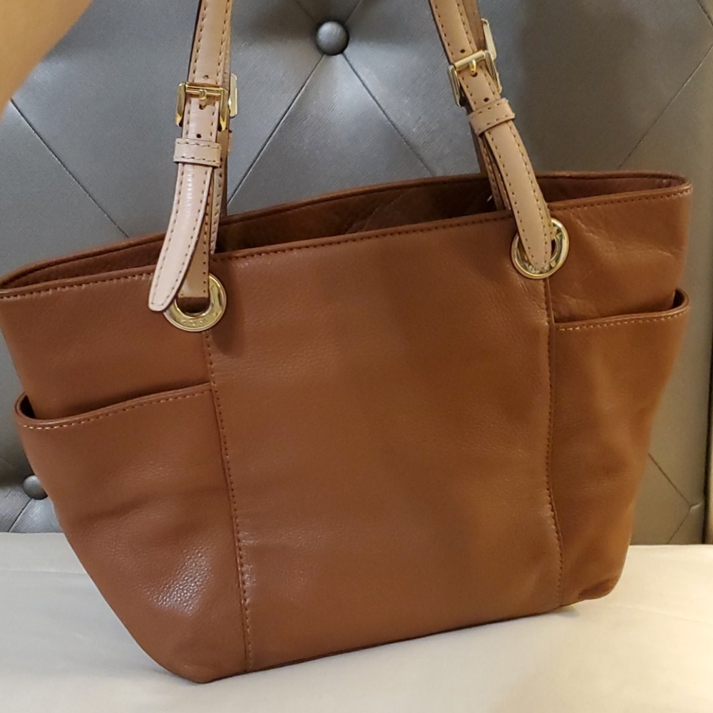 Michael kors leather tote bag authentic - Picture 2 of 7